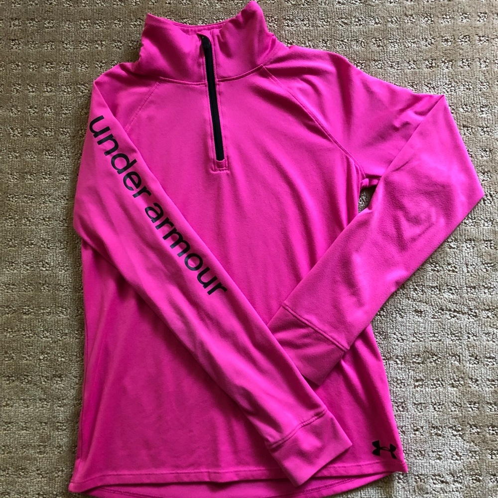 Pink Under Armour Quarter Zip